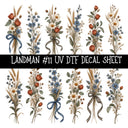 Landman UV DTF Decal sheets 14 Designs available