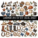 Landman UV DTF Decal sheets 14 Designs available