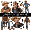 Landman UV DTF Decal sheets 14 Designs available