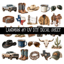Landman UV DTF Decal sheets 14 Designs available
