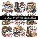 Landman UV DTF Decal sheets 14 Designs available