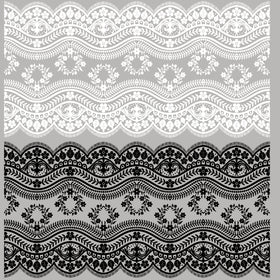 Large Lace elements- 10x10 sheet UV DTF Decal sheet