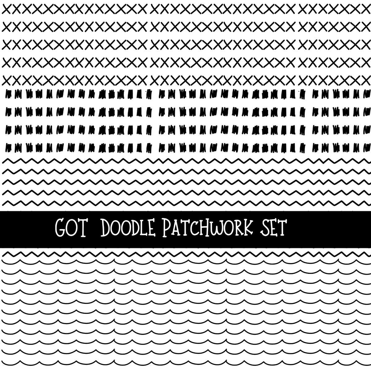 GOT Doodle Patchwork Set