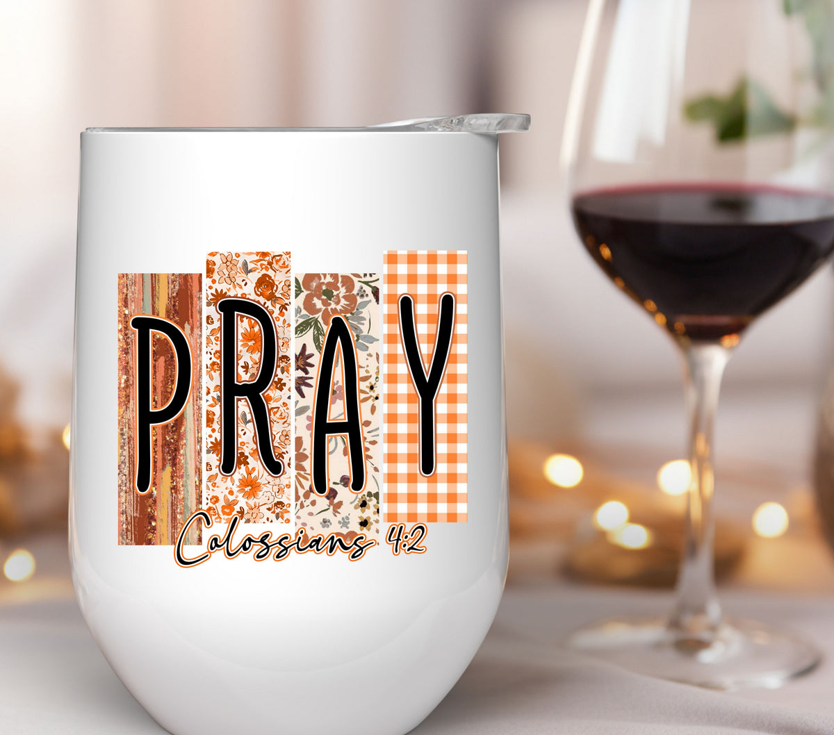 Pray Fall UV DTF Decals