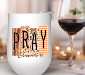 Pray Fall UV DTF Decals