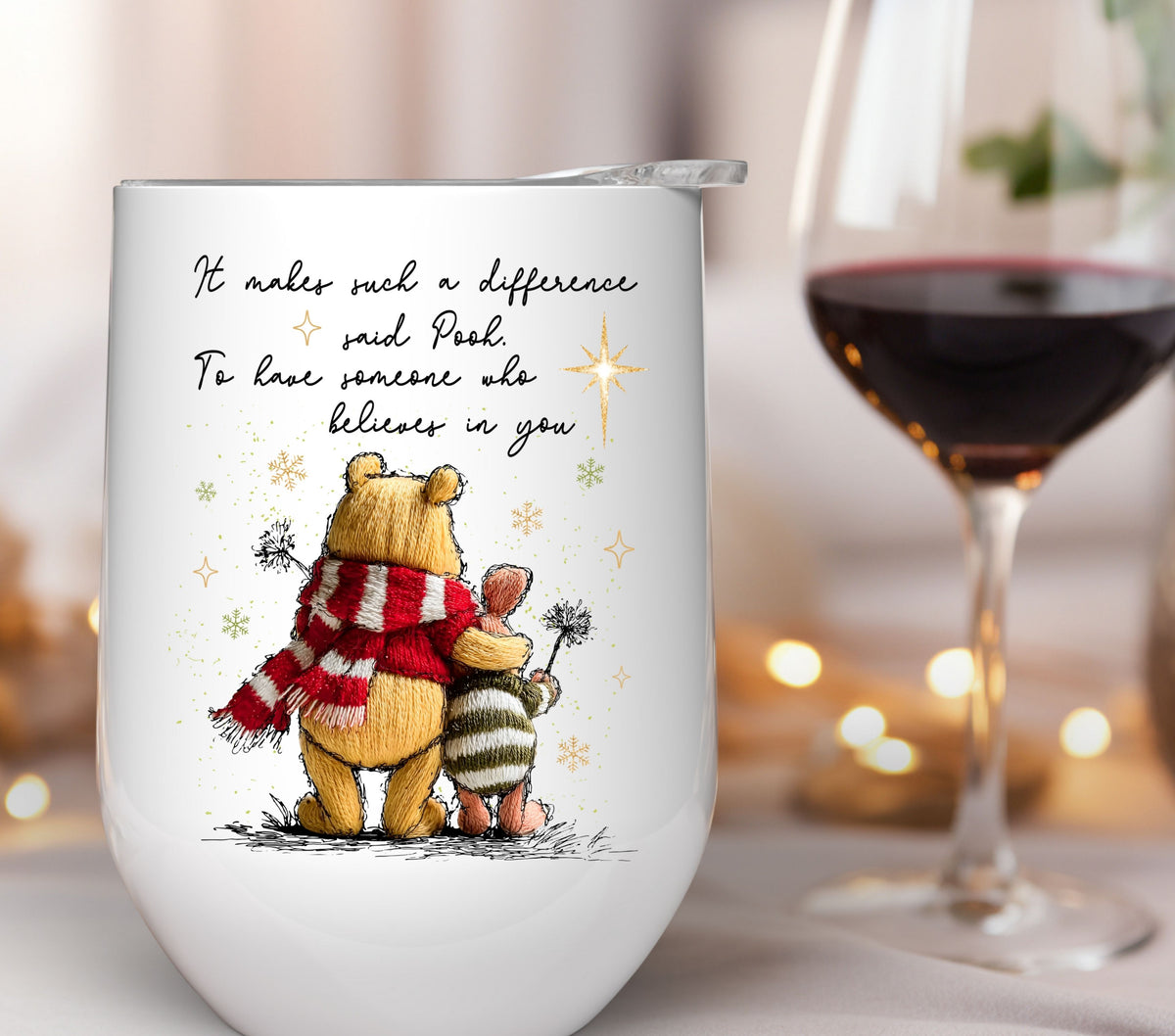 It makes such a difference Pooh UV DTF Decals