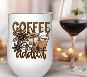 Coffee Addict UV DTF Decals