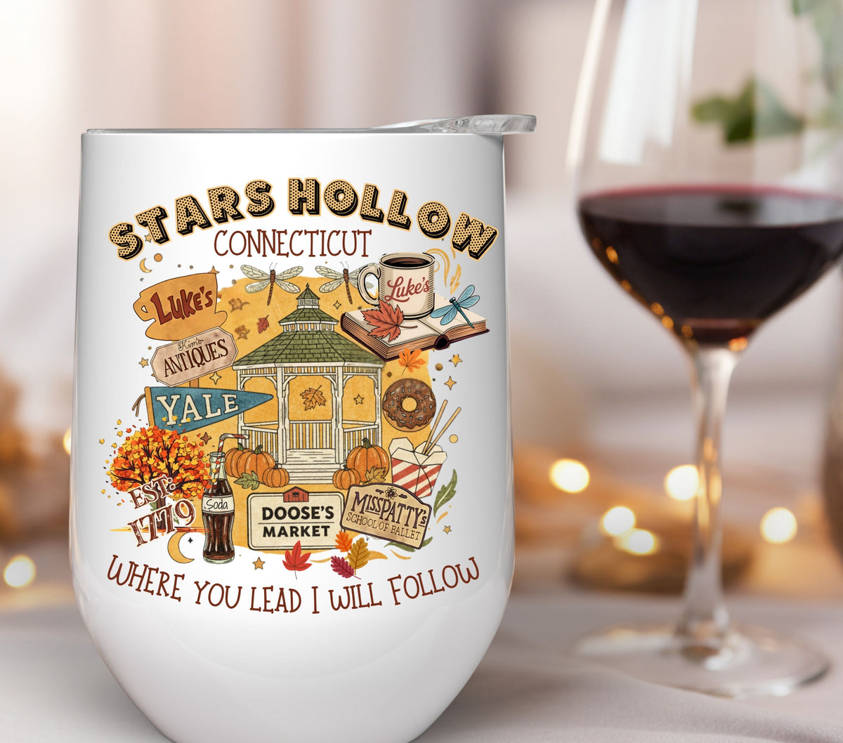 Stars Hollow UV DTF Decals