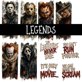 Legends UV DTF Decal sheets