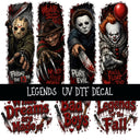 Legends UV DTF Decal sheets