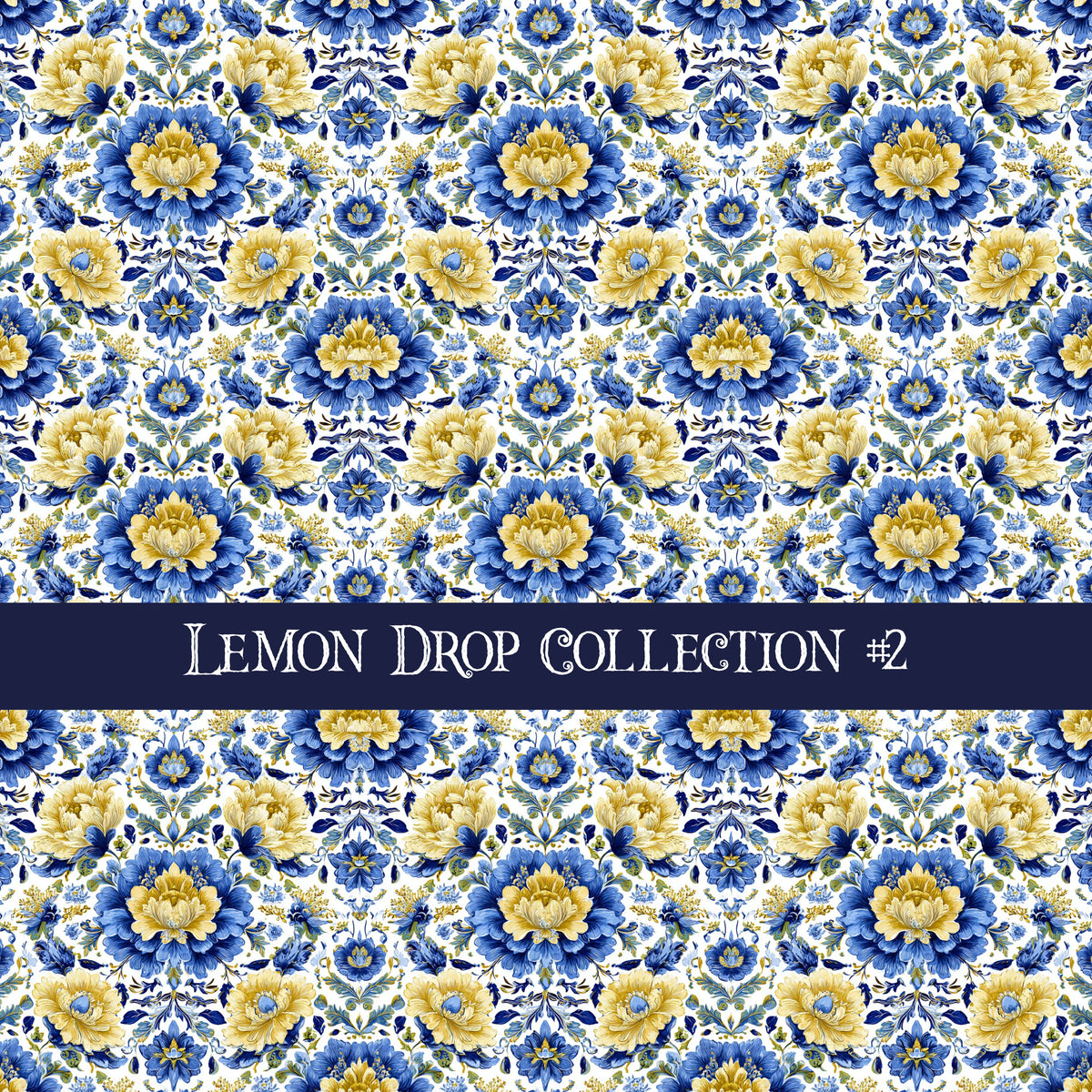 Lemon Drop  Collection vinyl sheets 12 Patterns to choose from