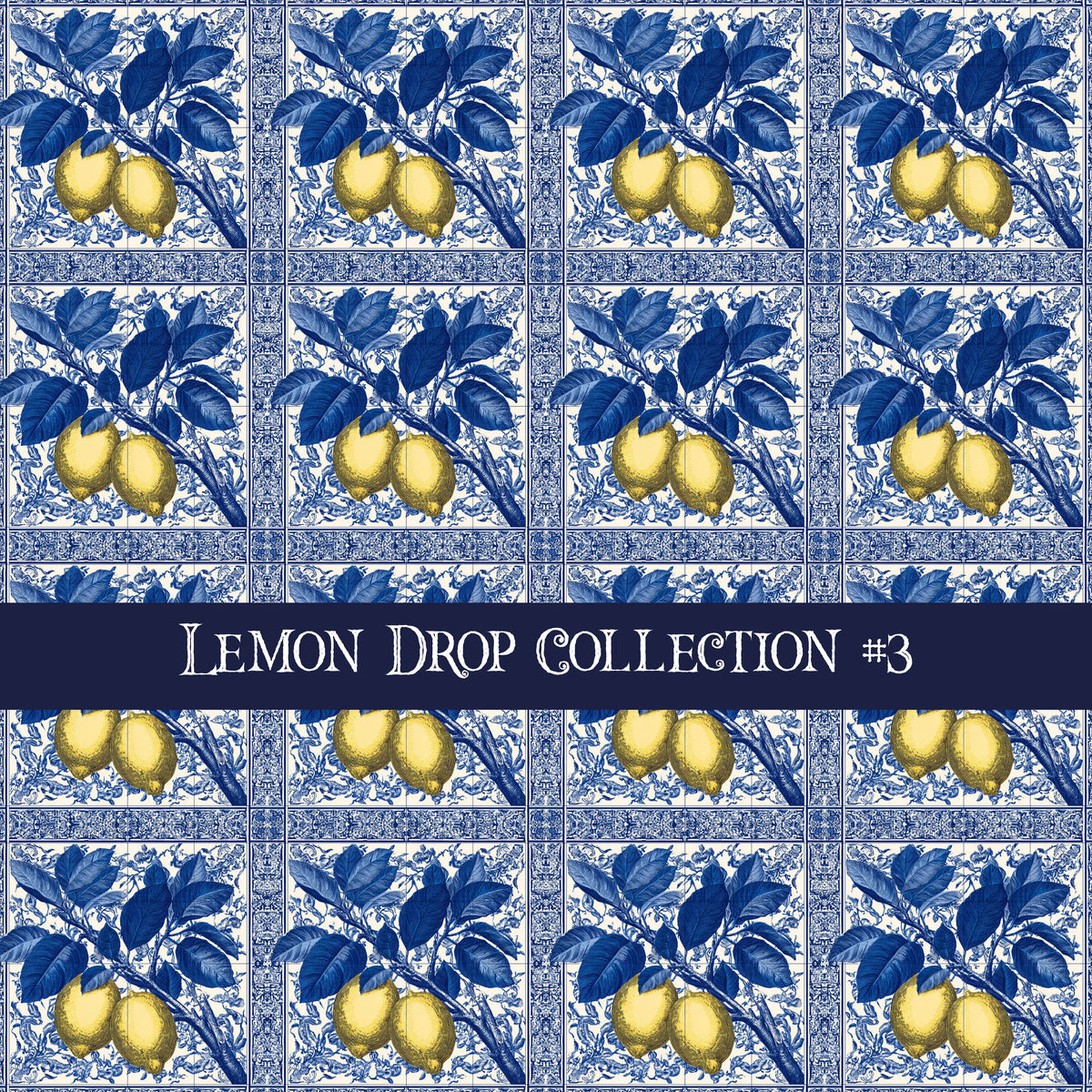 Lemon Drop  Collection vinyl sheets 12 Patterns to choose from