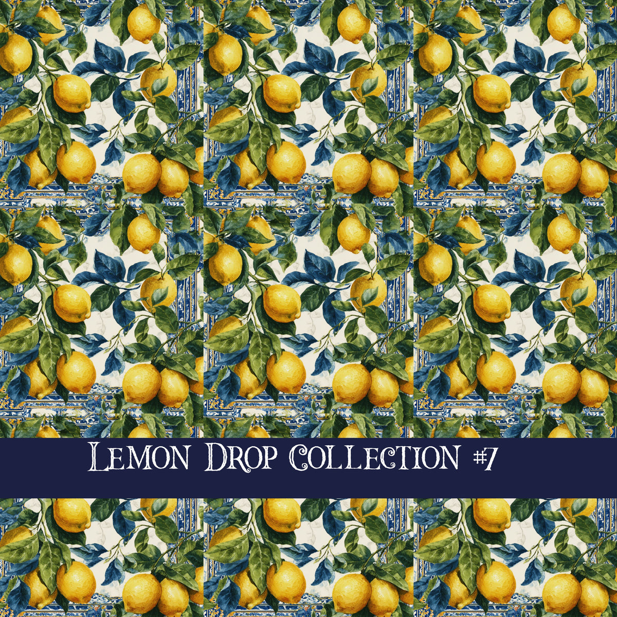 Lemon Drop  Collection vinyl sheets 12 Patterns to choose from