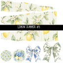 Lemon Summer UV DTF Decal sheets 5 design Options  available