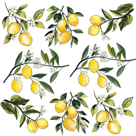 Lemon UV DTF Decal sheet