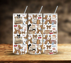 One More Chapter Balloon Dog UV DTF  tumbler wraps 2 sizes