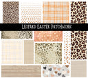 Leopard Easter Doodle Patchwork Set