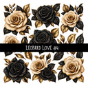 Leopard Love Torn Pages UV DTF Decal sheets 7 Designs available