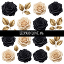 Leopard Love Torn Pages UV DTF Decal sheets 7 Designs available