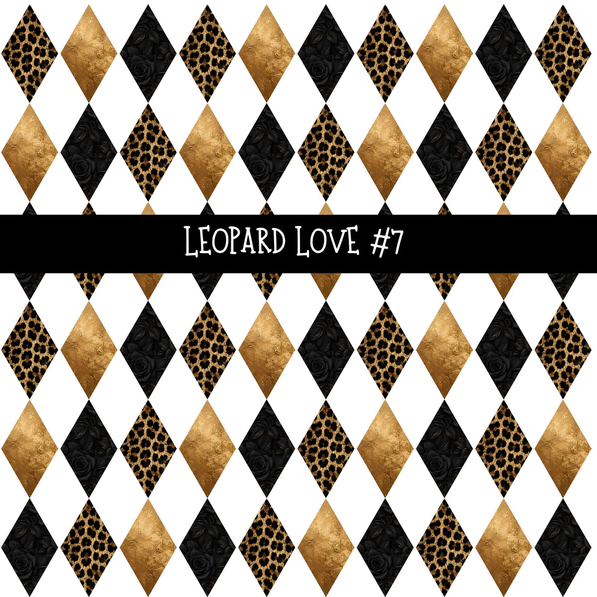Leopard Love Torn Pages UV DTF Decal sheets 7 Designs available