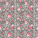 Leopard A La Rose - Adhesive Vinyl