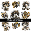 Leopard and Kittens UV Decal sheets 2 to choose from