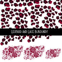 Leopard and Lace UV DTF Decal sheets 11 Color Options available