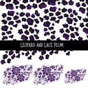 Leopard and Lace UV DTF Decal sheets 11 Color Options available