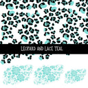 Leopard and Lace UV DTF Decal sheets 11 Color Options available