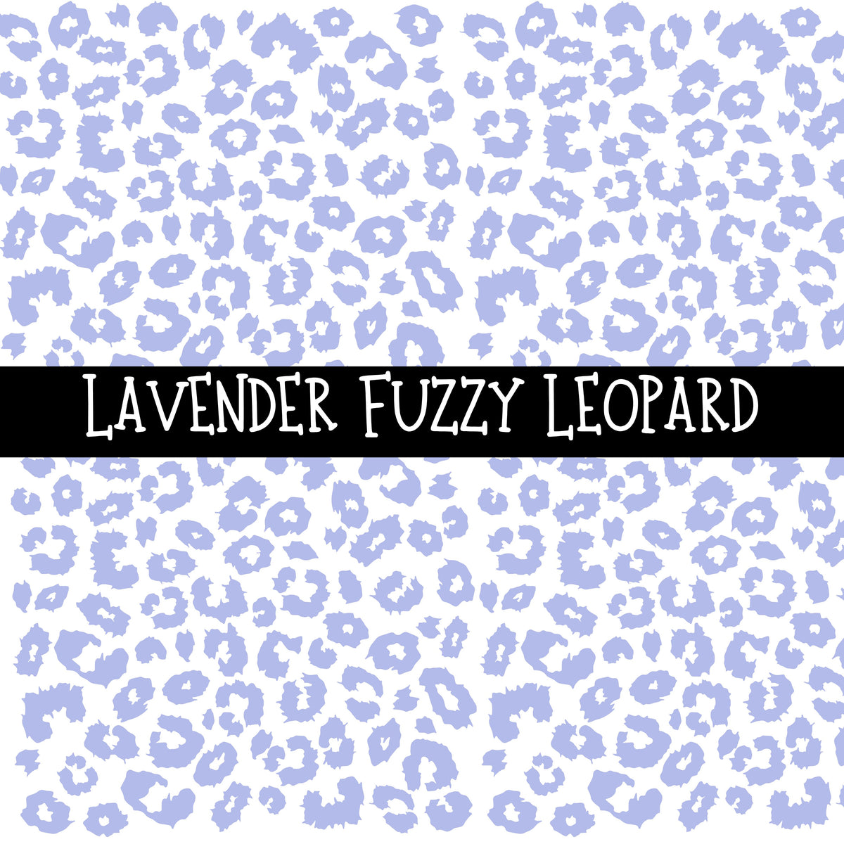 Fuzzy Leopard UV DTF Decal sheets 8 color Options