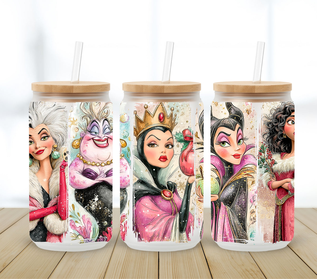 Evil UV DTF 16oz Libbey wrap