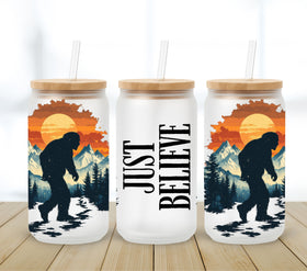 Just Believe UV DTF 16oz Libbey wrap