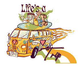 Life's a trip UV DTF decal