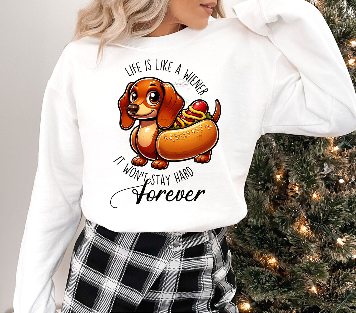 Life is like a wiener DTF Transfers