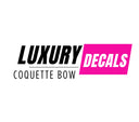 Luxury Coquette Bow UV DTF Decals- 17 color Options