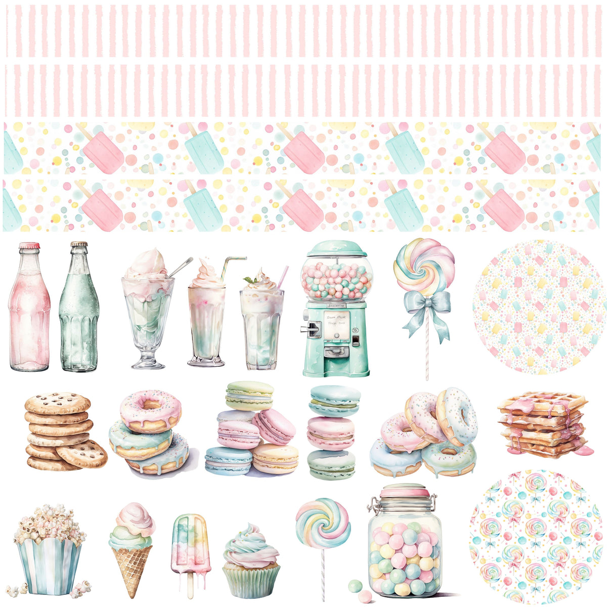 Sweet Things #2 UV DTF Decal sheet