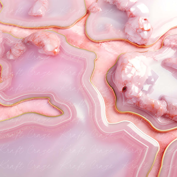 Light Pink Geode Swirl - Adhesive Vinyl – Kraft Craze