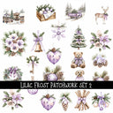 Lilac Frost Doodle Patchwork Set