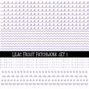 Lilac Frost Doodle Patchwork Set