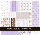 Lilac Frost Doodle Patchwork Set
