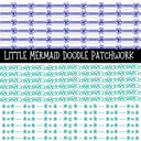 Little Mermaid Doodle Patchwork Set