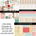 Live Laugh Love Doodle Patchwork Set