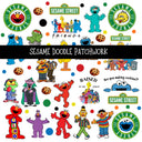 Sesame Doodle Patchwork Set