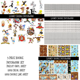 Looney Doodle Patchwork Set