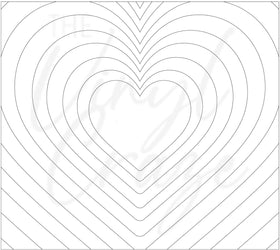 Love Heart 20oz Straight Cut file SVG