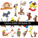 Curious George Doodle Patchwork Set