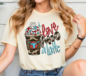 I love Moo Latte DTF Transfers