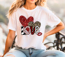 Love Hearts Leopard DTF Transfers