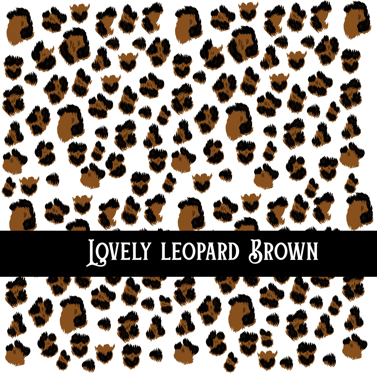 Lovely Leopard Decal sheets- 10 Color Options