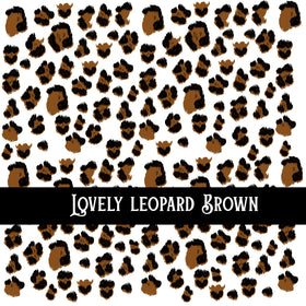 Lovely Leopard Decal sheets- 10 Color Options